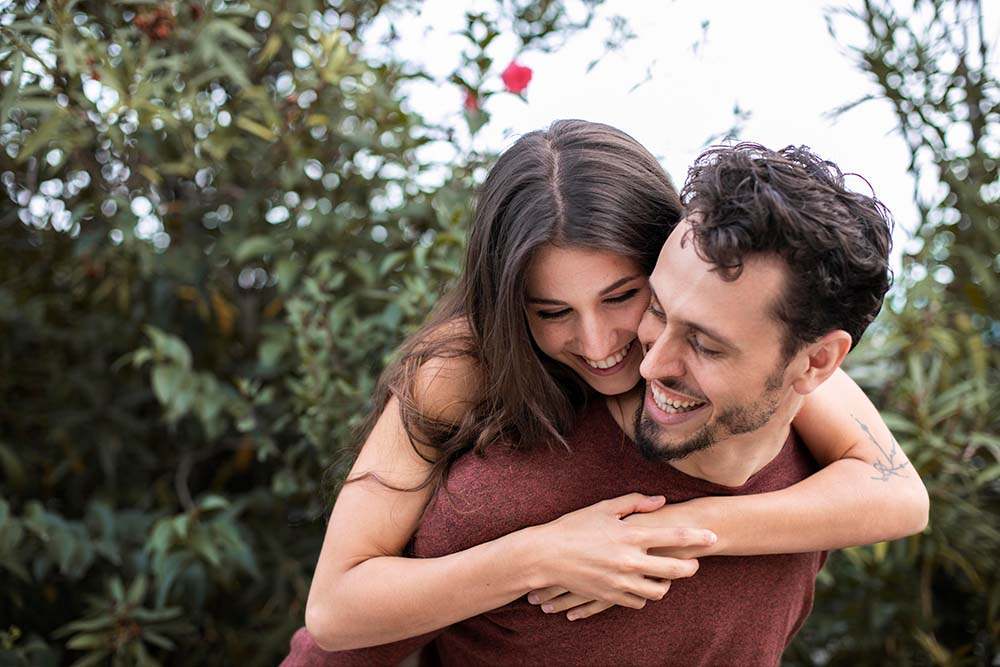 happy deaf couple in USA